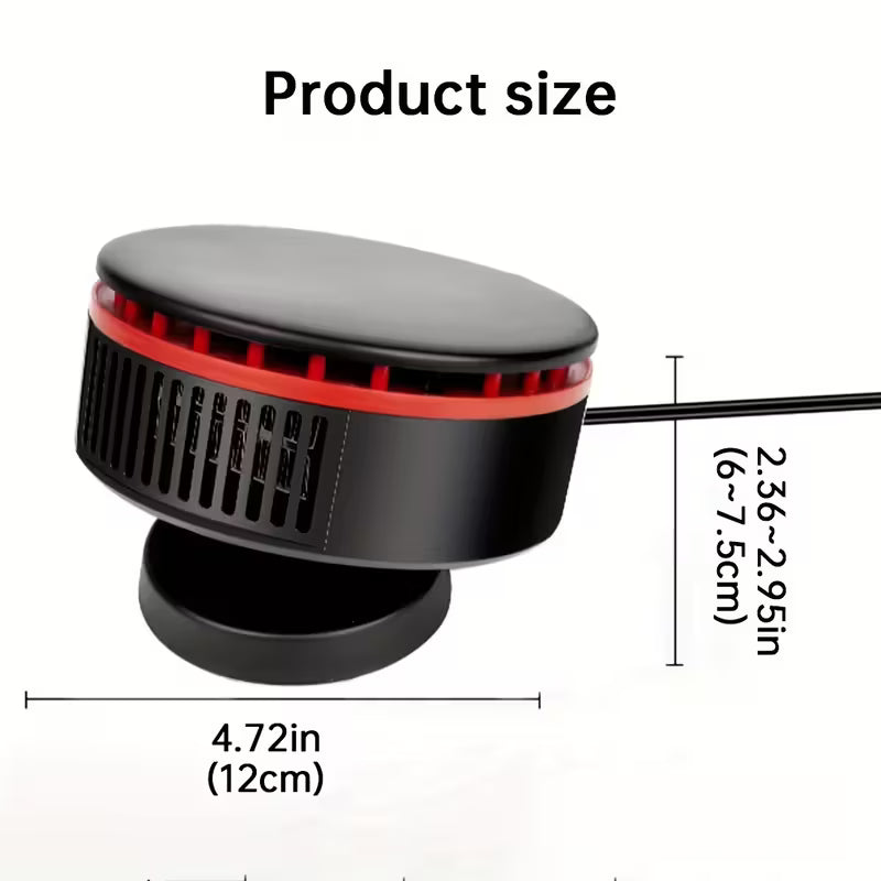Clear View, Warm Ride – The NexiHeat Dual-Function 12V Car Heater & Fan