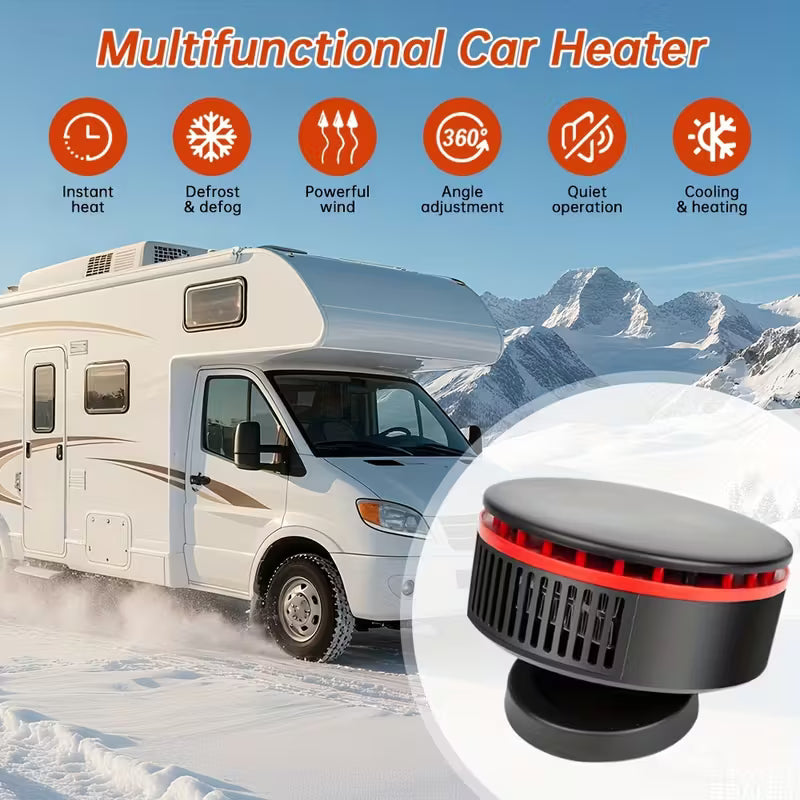 Clear View, Warm Ride – The NexiHeat Dual-Function 12V Car Heater & Fan